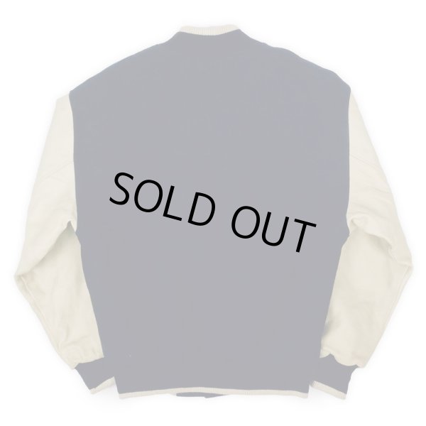 画像2: 90's MV SPORT レザー切り替えスタジャン “MADE IN USA” (2)