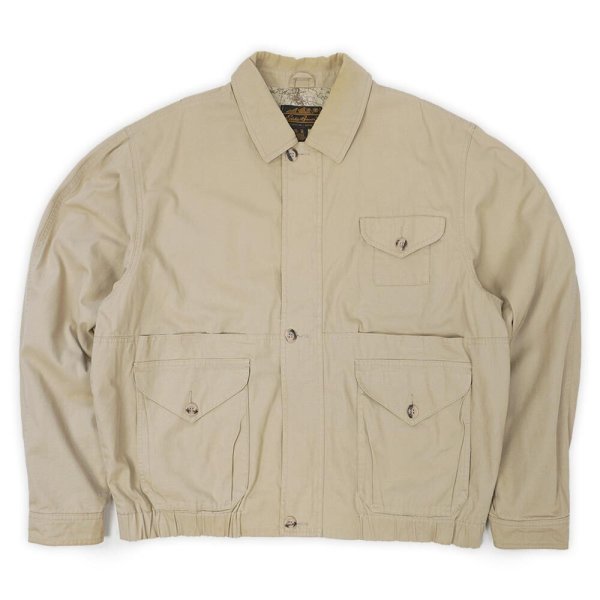 画像1: 90's Eddie Bauer コットンハンティングジャケット "黒タグ" (1)