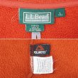 画像2: 90-00's L.L.Bean プルオーバーフリースジャケット "ORANGE" (2)