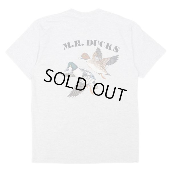 's MR.DUCKS ポケット付き プリントTシャツ "GRAY / MADE IN USA