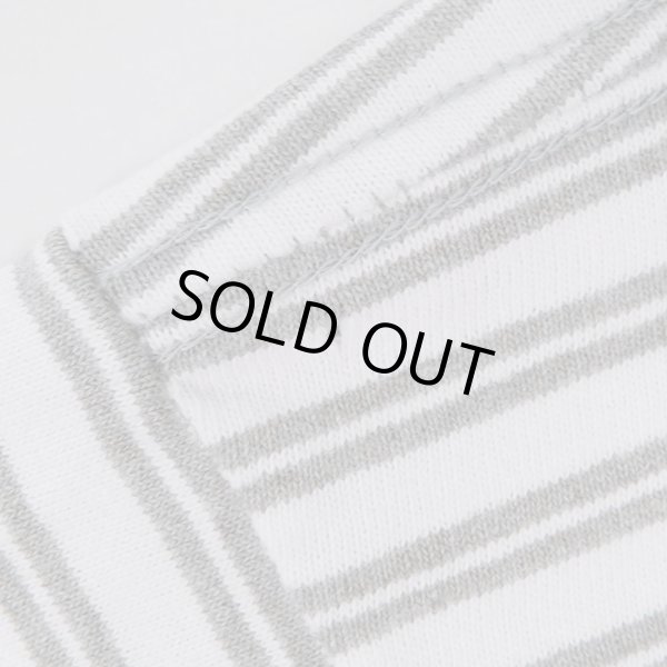 画像5: 90's Puritan マルチボーダー柄 Tシャツ “GRAY × WHITE” (5)