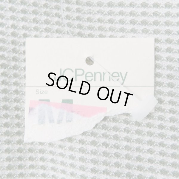 画像3: 90's St John's BAY ヘンリーネック カットソー "DEADSTOCK / OLIVE × WHITE" (3)