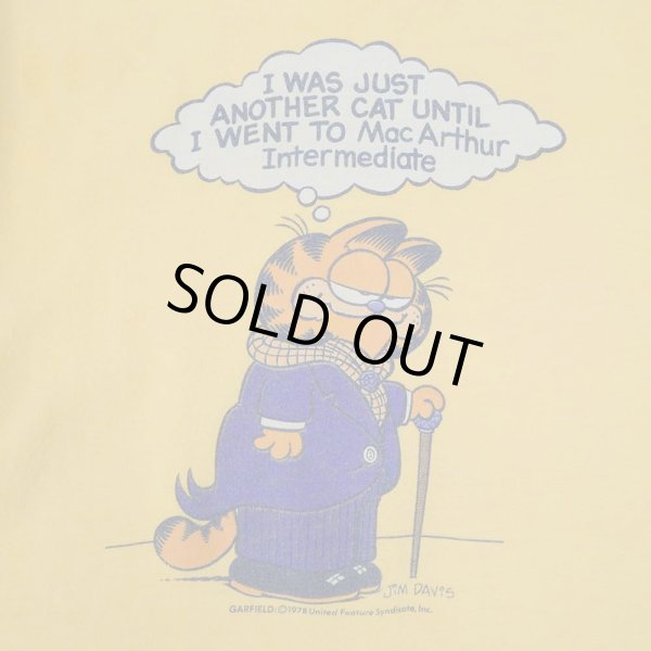 画像2: 70's Garfield キャラクタープリントTシャツ “MADE IN USA” (2)