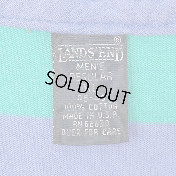 画像2: 90's LANDS' END ワイドボーダーTシャツ "MADE IN USA" (2)