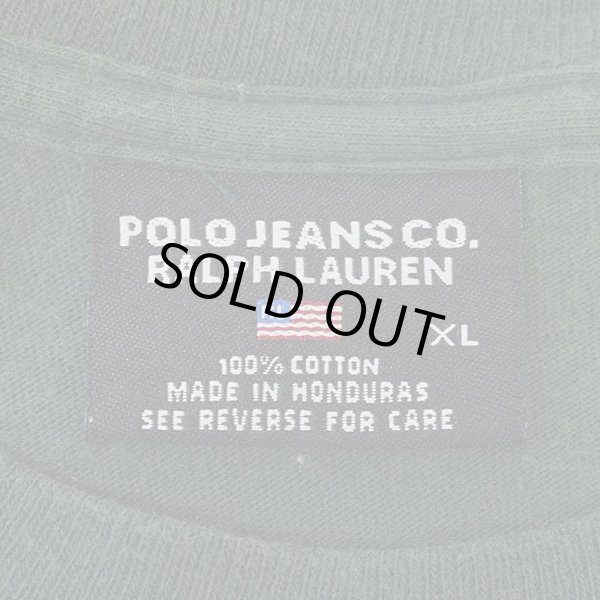 画像2: 90's POLO JEANS ロゴプリントTシャツ (2)