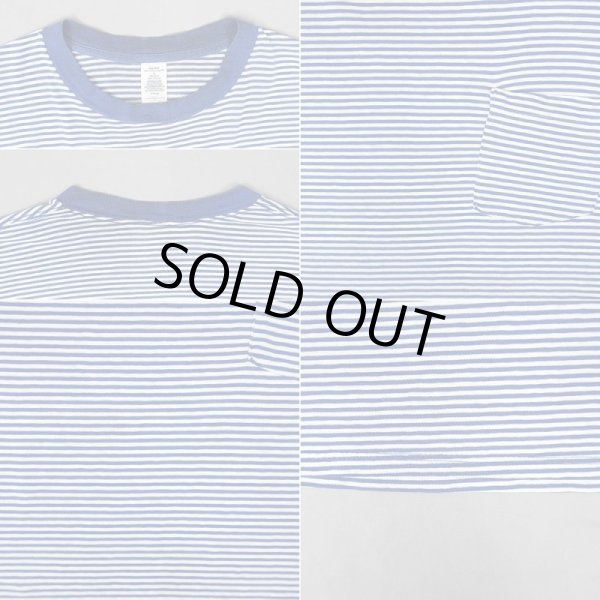 画像5: 90's TOWNCRAFT ボーダー ポケットTシャツ (5)