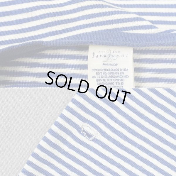 画像6: 90's TOWNCRAFT ボーダー ポケットTシャツ (6)