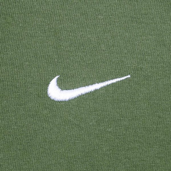 画像3: 00's NIKE スウォッシュ ロゴ刺繍 Tシャツ "OLIVE" (3)