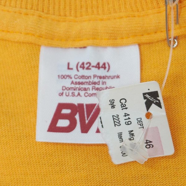 画像2: 80-90's BVD ブランク ポケットTシャツ “DEADSTOCK” (2)