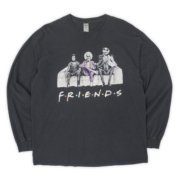 画像1: 00's FRIENDS L/S パロディプリントTシャツ (1)