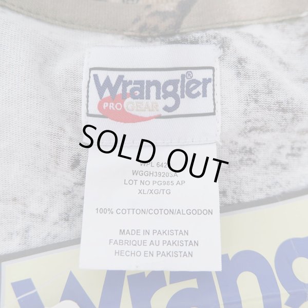 90-00's Wrangler リアルツリーカモ柄 ポケット付き L/S Tシャツ