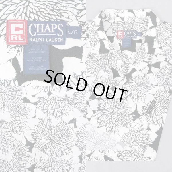 画像3: 90's CHAPS Ralph Lauren S/S 総柄 オープンカラーシャツ (3)