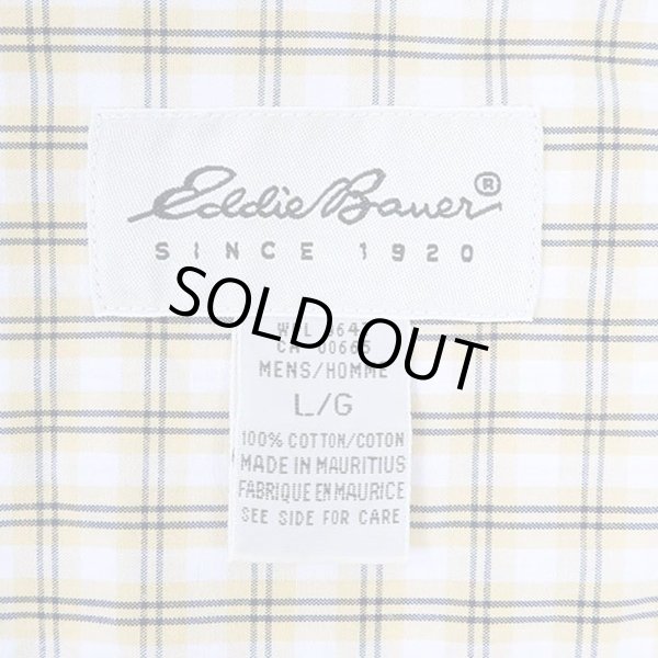 画像3: 90's Eddie Bauer 3点留め ボタンダウンシャツ (3)