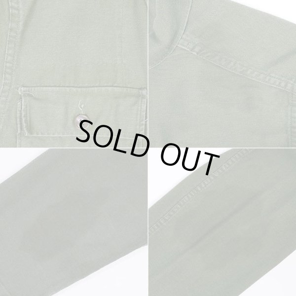 画像4: 50's US.ARMY コットンサテン ユーティリティーシャツ "1st 前期" (4)