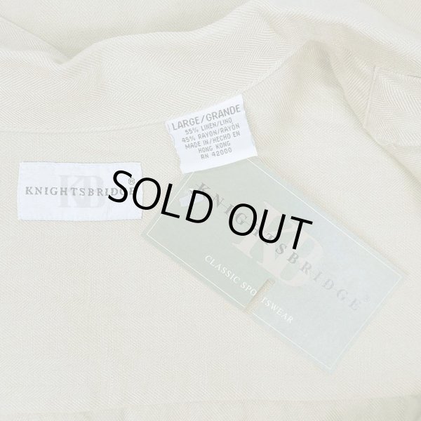 画像2: 90's KNIGHTS BRIDGE S/S オープンカラーシャツ "DEADSTOCK" (2)