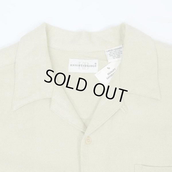 画像3: 90's KNIGHTS BRIDGE S/S オープンカラーシャツ "DEADSTOCK" (3)
