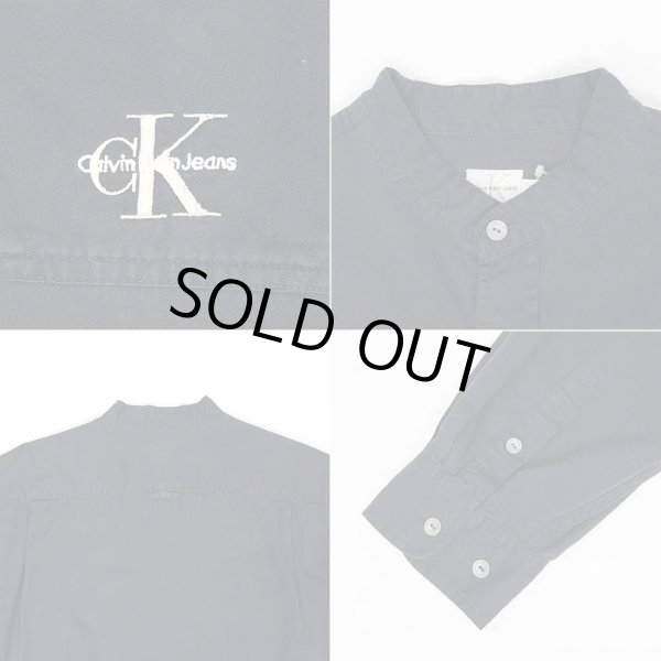 画像3: 90's Calvin Klein バンドカラーシャツ (3)