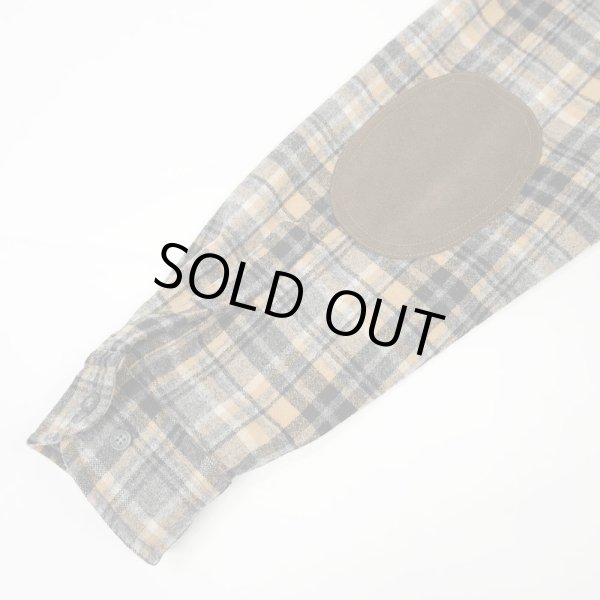 画像4: 00's PENDLETON レギュラーカラー ウールシャツ "TRAIL / Black Plaid" (4)