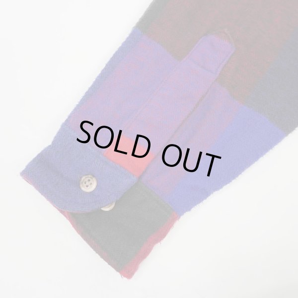 画像4: 90's ST JOHN'S BAY ブロックチェック柄 ヘビーネルシャツ (4)