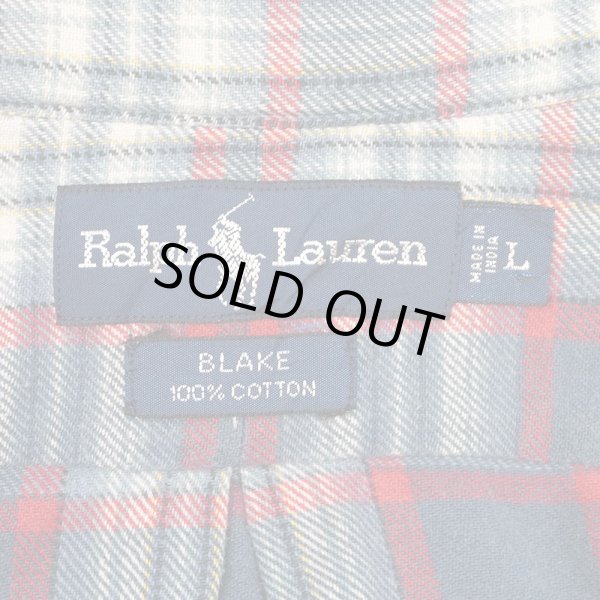 画像2: 90's Polo Ralph Lauren オンブレチェック柄 ボタンダウンシャツ “BLAKE” (2)
