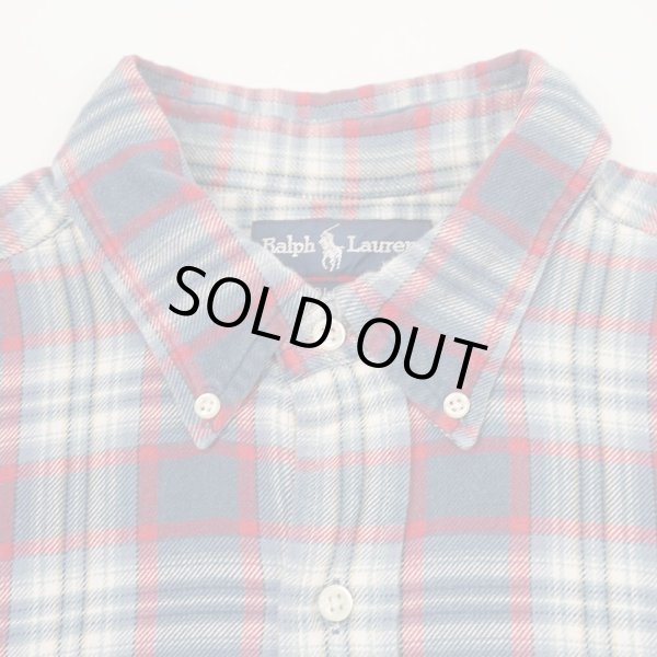 画像3: 90's Polo Ralph Lauren オンブレチェック柄 ボタンダウンシャツ “BLAKE” (3)