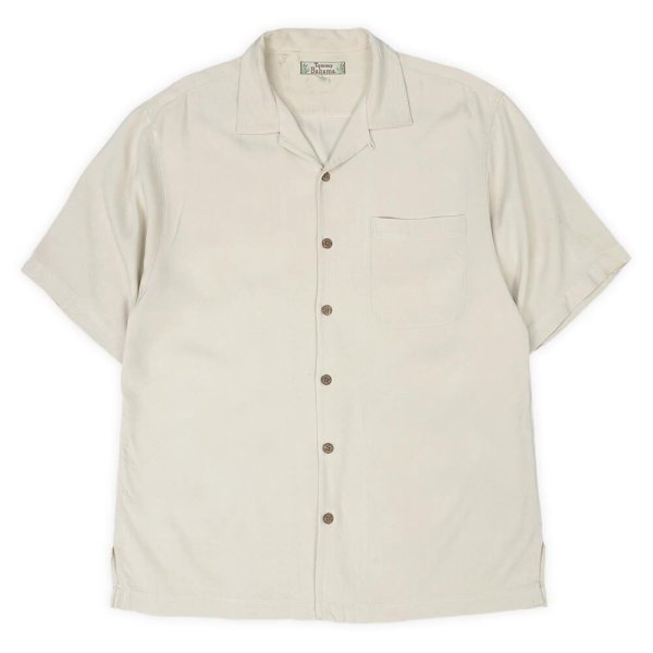 画像1: 00's Tommy Bahama S/S オープンカラー シルクシャツ (1)