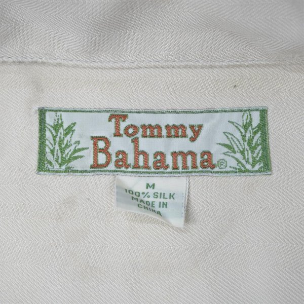 画像2: 00's Tommy Bahama S/S オープンカラー シルクシャツ (2)