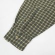 画像4: 90's KHAKI'S by ARROW レギュラーカラーシャツ "Olive Plaid" (4)