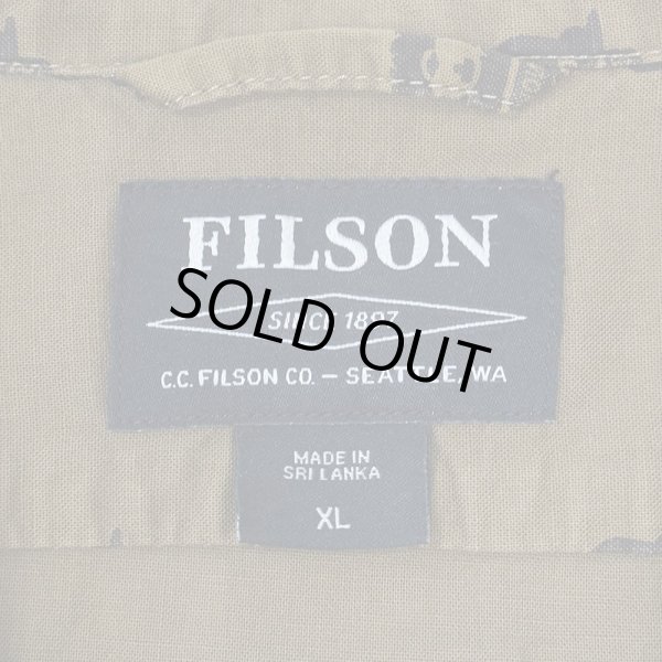 画像2: 00's FILSON × SMOKEY BEAR S/S 総柄 オープンカラーシャツ (2)