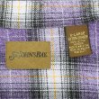 画像2: 90-00's ST JOHN'S BAY フランネルボタンダウンシャツ "Purple Ombre Plaid" (2)