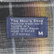 画像2: 80's JC Penney レーヨンウエスタンシャツ "Brown Ombre Plaid" (2)