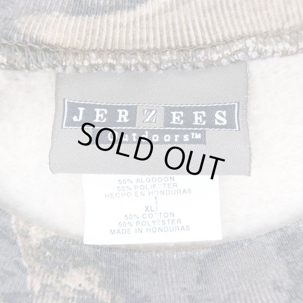 画像2: 90's JERZEES Outdoors リアルツリーカモ柄 スウェット (2)