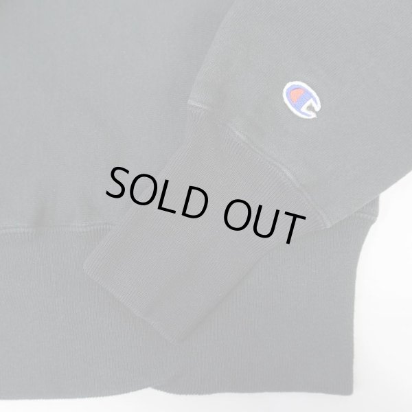 画像3: 90's Champion リバースウィーブ スウェット "目付き / BLACK" (3)