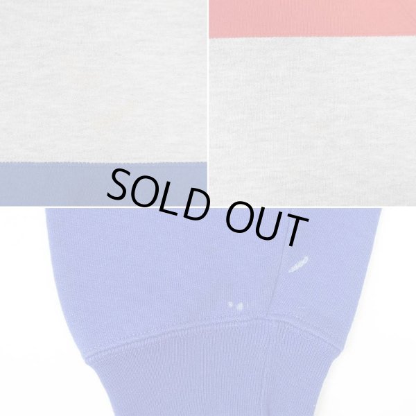 画像4: 80's Eddie Bauer カラーブロック スウェット "黒タグ" (4)