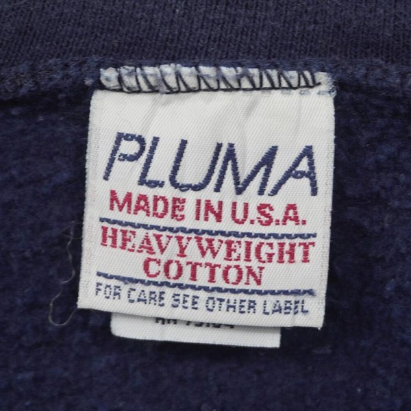 画像2: 90's PLUMA タートルネック ブランクスウェット "MADE IN USA" (2)