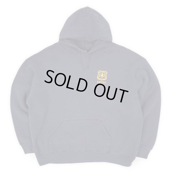 画像1: 90-00's US FOREST SERVICE 両面プリント スウェットパーカー "Lee Body" (1)