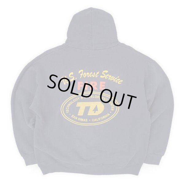 画像2: 90-00's US FOREST SERVICE 両面プリント スウェットパーカー "Lee Body" (2)