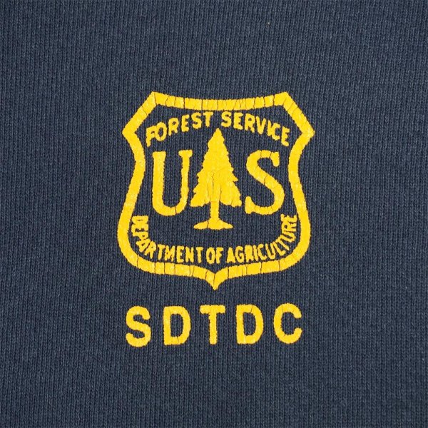 画像4: 90-00's US FOREST SERVICE 両面プリント スウェットパーカー "Lee Body" (4)