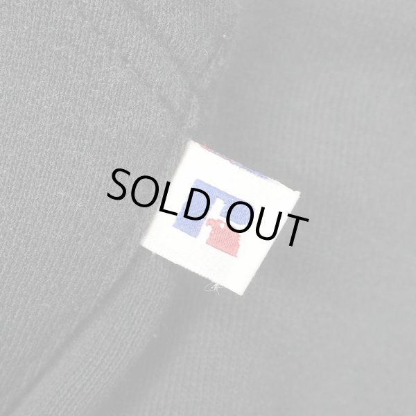 画像3: Late 90's RUSSELL  カレッジプリント スウェットパーカー "BLACK" (3)