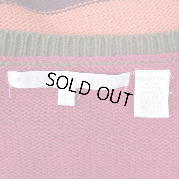 画像3: 90's PERRY ELLIS デザイン コットンニット (3)