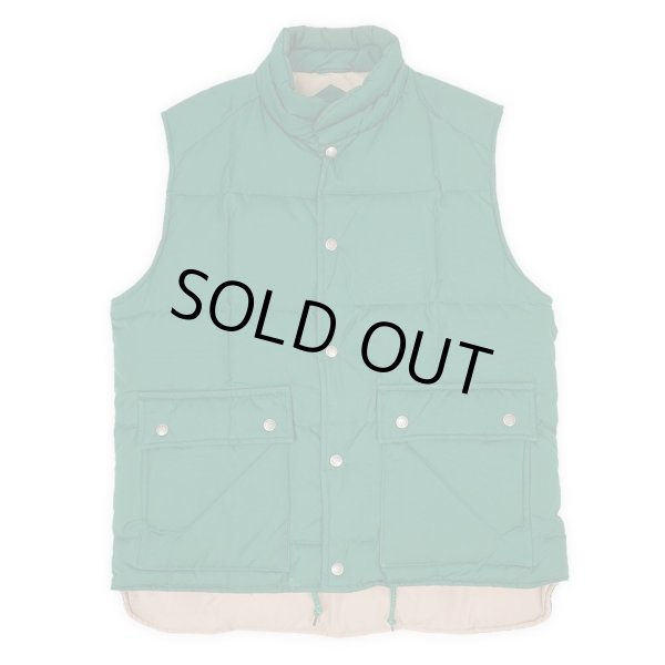 画像1: 90's ST JOHN'S BAY ダウンベスト "GREEN" (1)