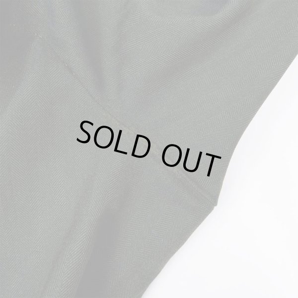 画像4: 50's unknown シンチバック付き ヘリンボーン織り ウールスラックス (4)