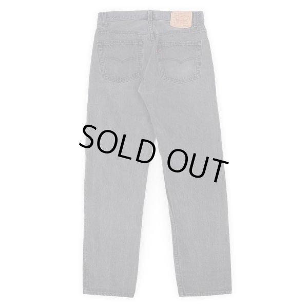 画像2: 90's Levi's 501 ブラックデニムパンツ "MADE IN USA / W32 L34" (2)