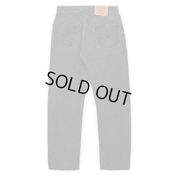 画像2: Early 00's Levi's 505 ブラックデニムパンツ (2)