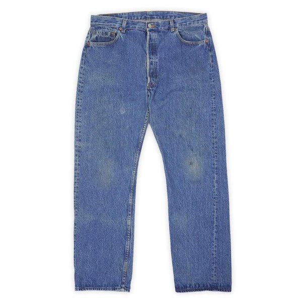 画像1: Late 80's Levi's 501 デニムパンツ "MADE IN USA / W38 L30" (1)