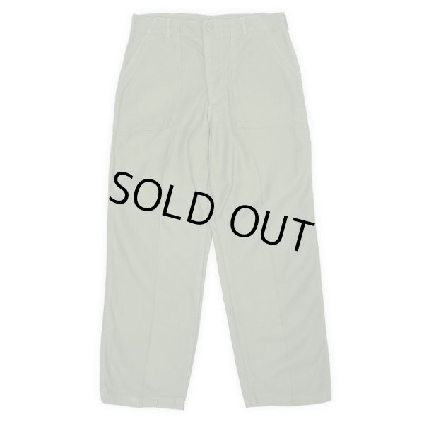 画像1: 60's US.ARMY コットンサテン ベイカーパンツ "W36 L31" (1)