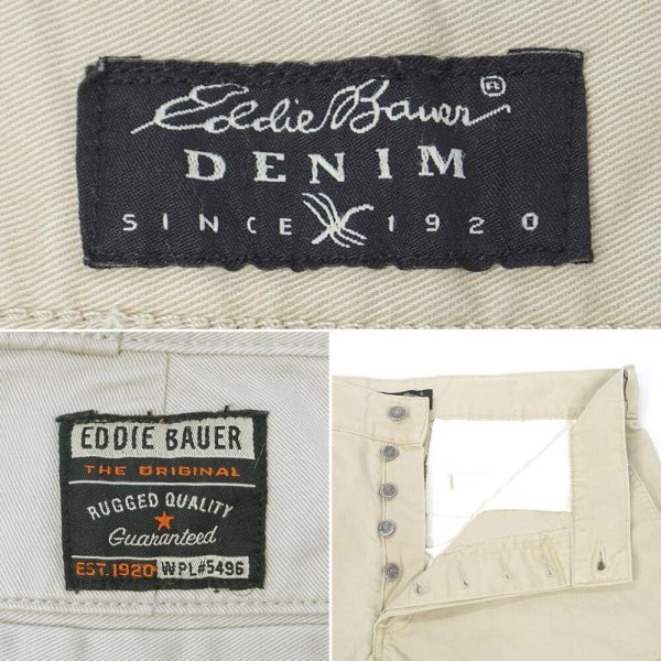 画像3: 00's Eddie Bauer コットンワークパンツ "W33 L31相当" (3)