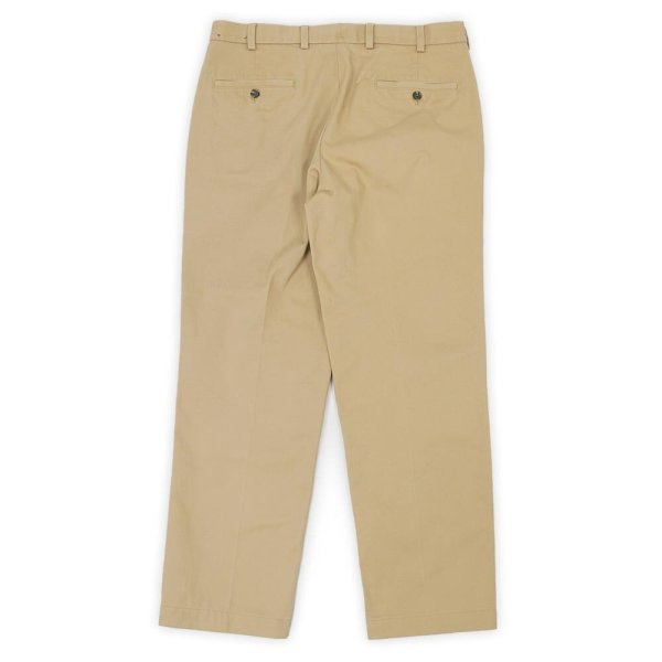 画像2: 00's Brooks Brothers ノータック チノトラウザー "CLARK / W34 L30" (2)