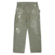 画像1: 00's Dickies ダックペインターパンツ "MOSS GREEN / W32 L30" (1)