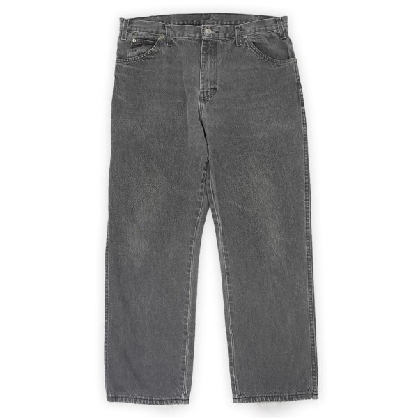 画像1: 00's Dickies 先染めブラックデニムパンツ "W36 L30" (1)
